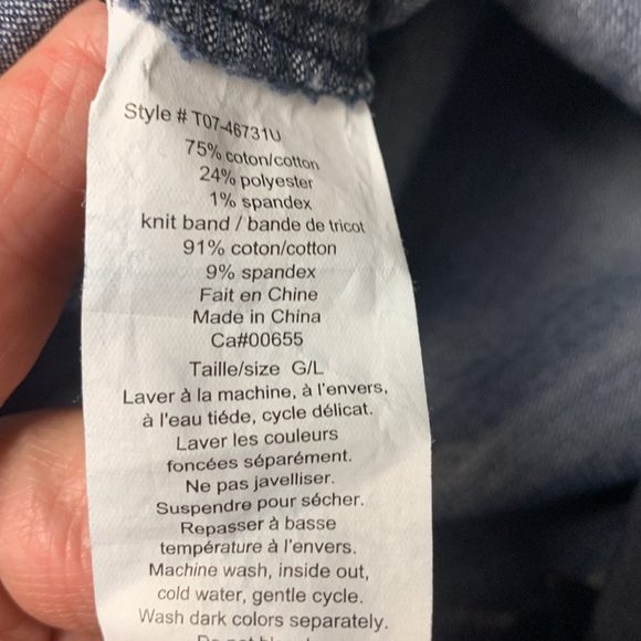 Time Maternity Jean Skirt - Picture 8 of 9